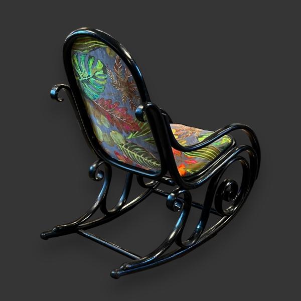 ヨーロッパ 20世紀 エボニー   ロッキングチェア EC-17550