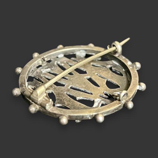 イギリス 19世紀 シルバー ビクトリア朝 ブローチ