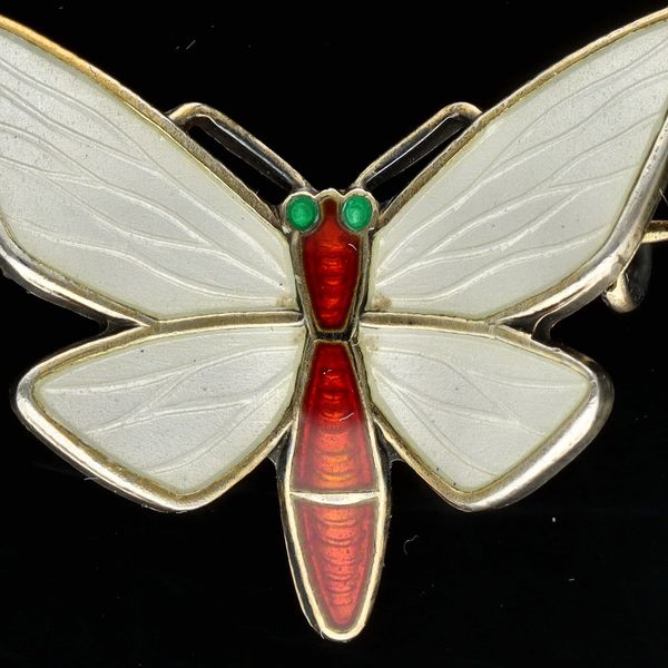 極美品 　♯105 琥珀のブローチ デンマーク製 極美品GEORG JENSEN ♯105 琥珀のブローチ デンマーク製 【公式