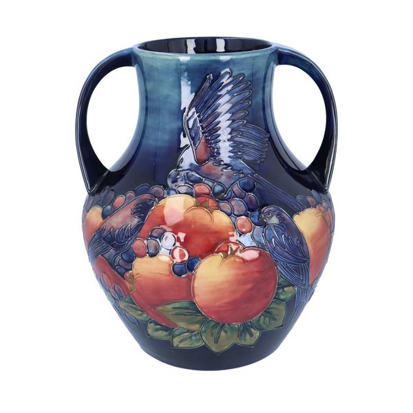 イギリス 20世紀 セラミック Moorcroft ムーアクラフト フラワーベース