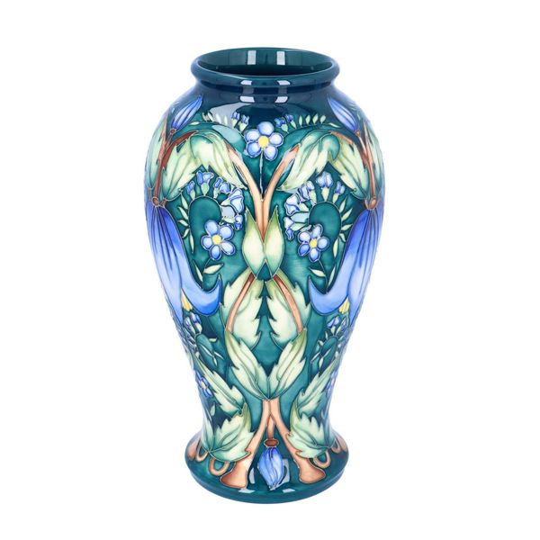 Moorcroft ムーアクラフト　花瓶 イギリス 20世紀 セラミック Moorcroft ムーアクラフト 取手付き