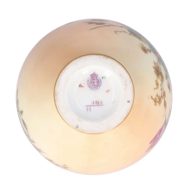 イギリス 19世紀 Royal Worcester ロイヤル ウースター フラワー