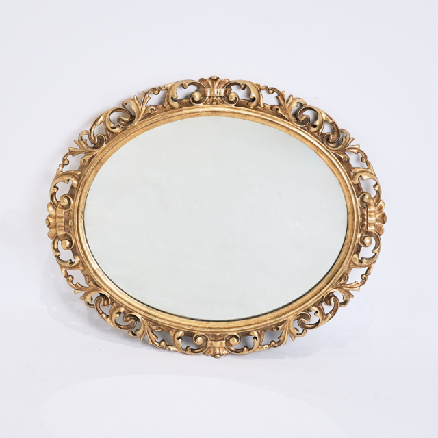 アンティークバーボラーミラー1930年頃