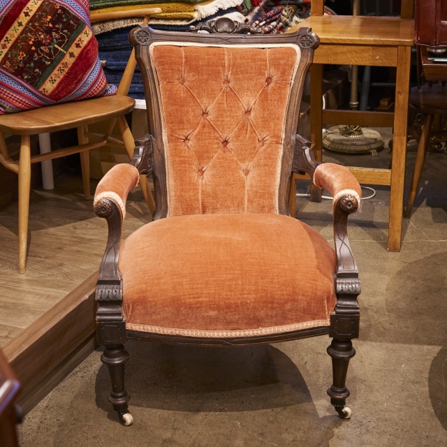 イギリス製アンティークチェアー 馬革 1800年代 イギリス製アンティークチェアー 馬革 1800年代