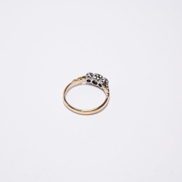 イギリス 1920年代 9ctゴールド ダイヤモンド リング EC-F605107095