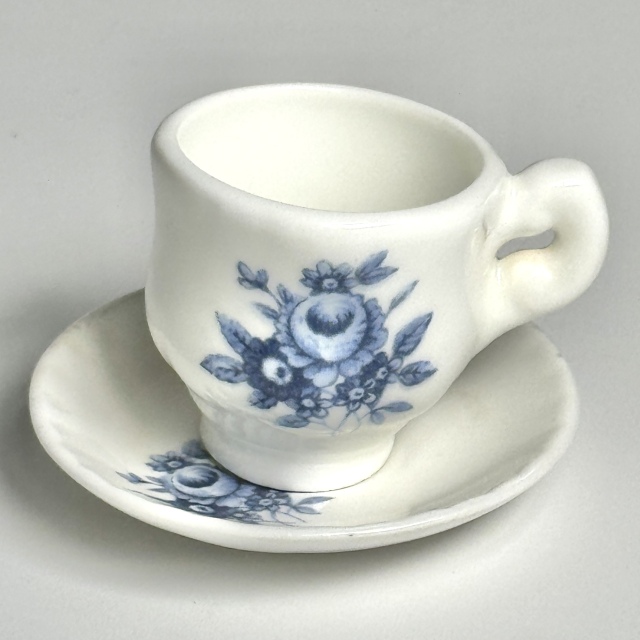 イギリス 1980年代 磁器 - - ミニチュアティーセット