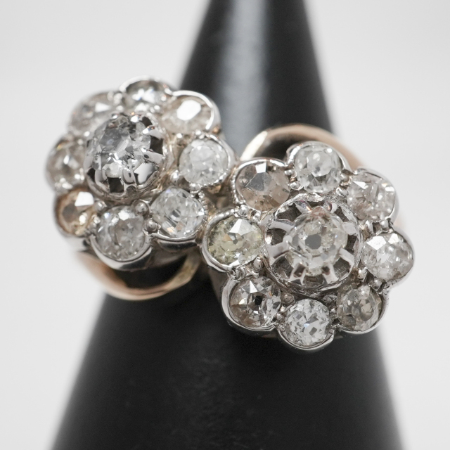 アンティーク ダイヤモンド リング C.1900s Moon & Star Diamond Ring / アンティーク