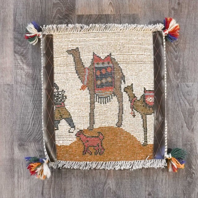 イラン 新品 ウール - オリジナルミニギャッベ EC-G0004