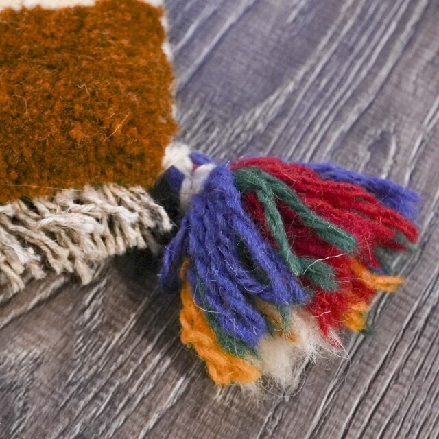 イラン 新品 ウール - オリジナルミニギャッベ EC-G0004