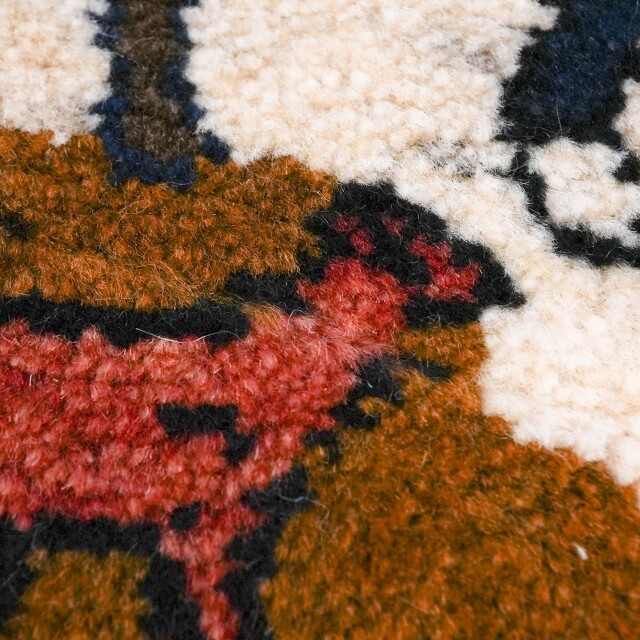 イラン 新品 ウール - オリジナルミニギャッベ EC-G0004