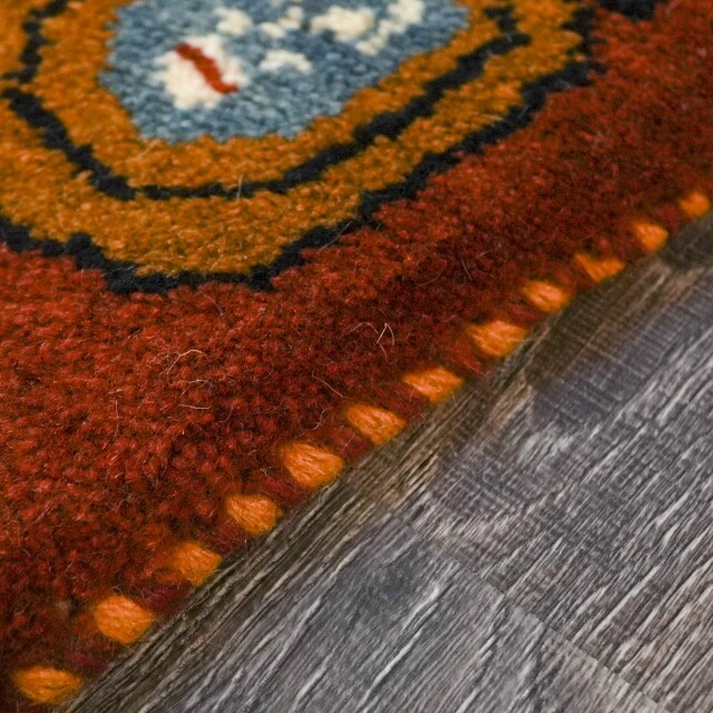 イラン 新品 ウール - オリジナルミニギャッベ EC-G0013