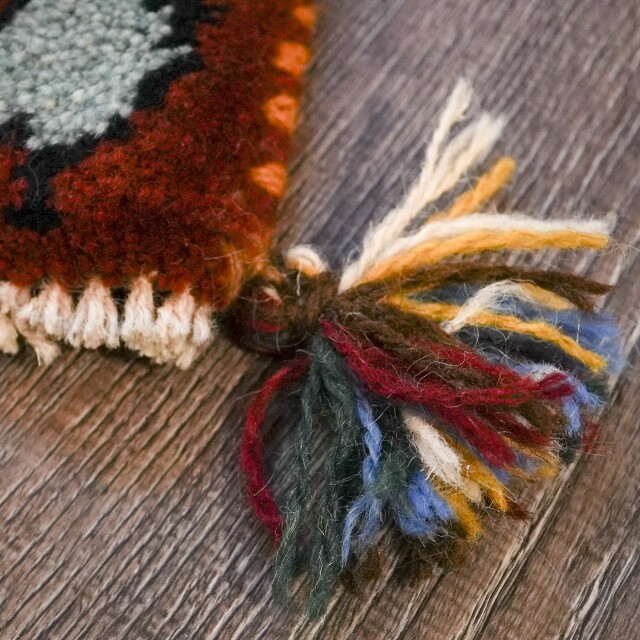 イラン 新品 ウール - オリジナルミニギャッベ EC-G0013