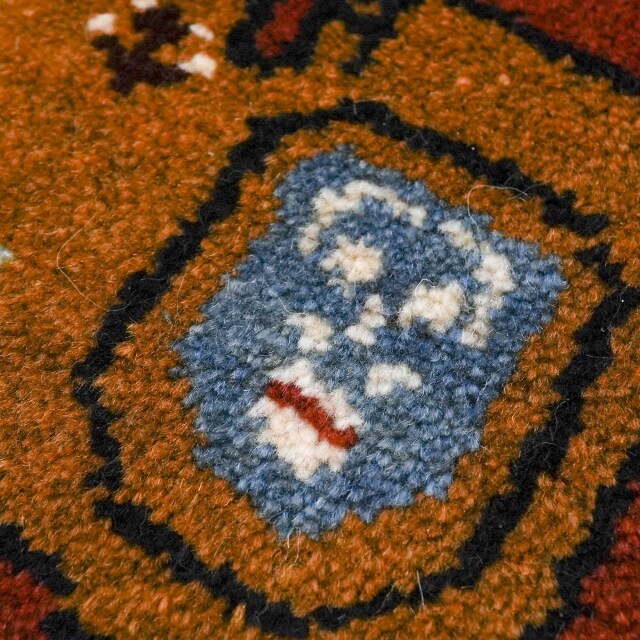 イラン 新品 ウール - オリジナルミニギャッベ EC-G0013