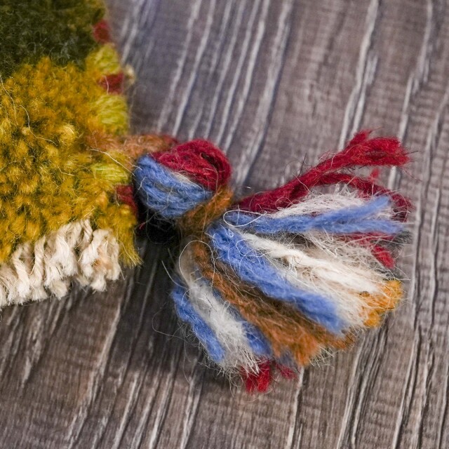 イラン 新品 ウール - オリジナルミニギャッベ EC-G0019