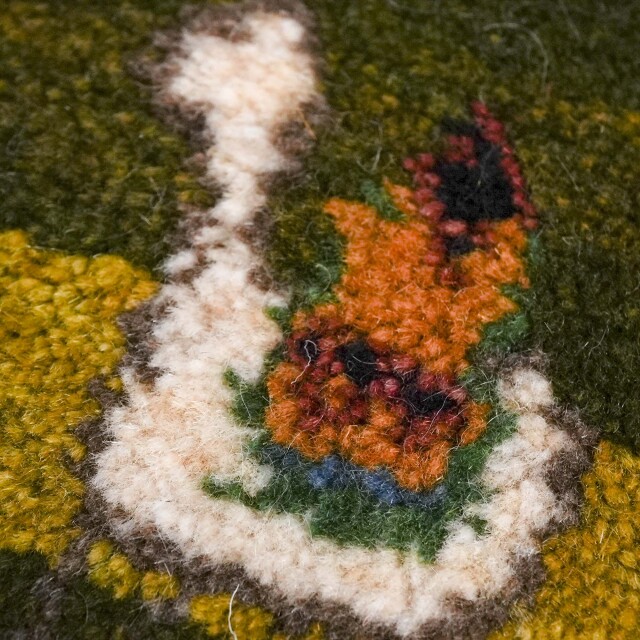 イラン 新品 ウール - オリジナルミニギャッベ EC-G0019