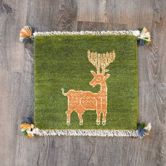 イラン 新品 ウール - オリジナルミニギャッベ EC-G0021