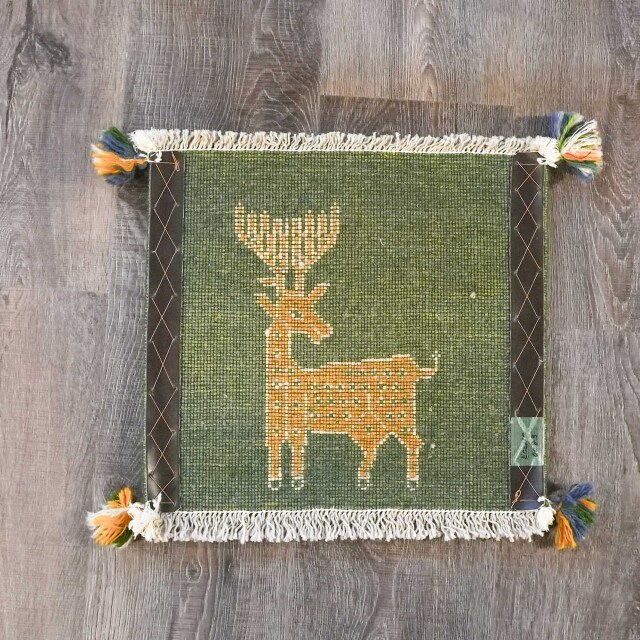 イラン 新品 ウール - オリジナルミニギャッベ EC-G0021