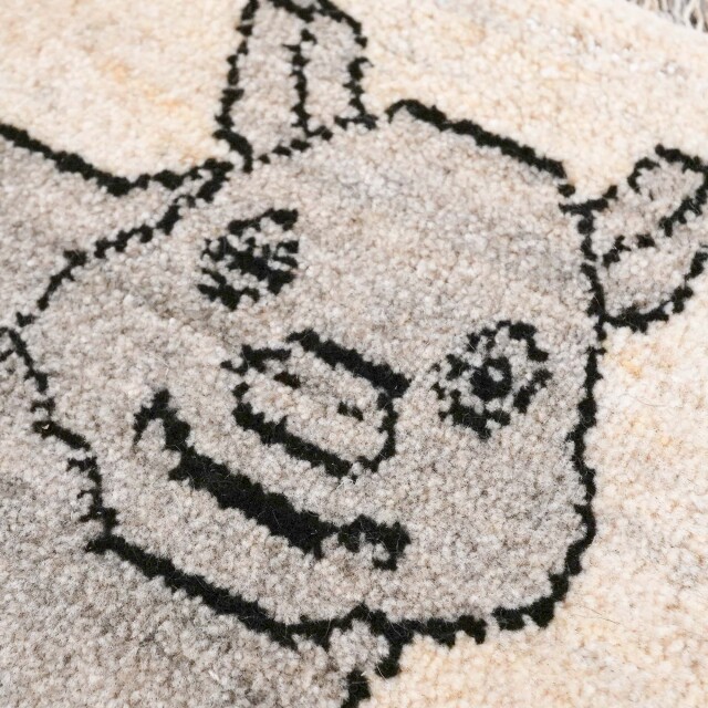 イラン 新品 ウール - オリジナルミニギャッベ EC-G0024