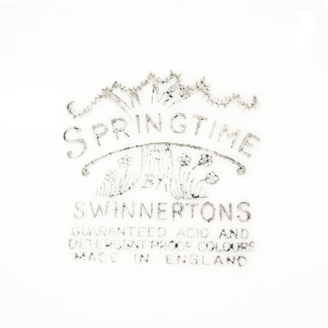 イギリス 1950年代 陶磁器 SWINNERTONS スウィナートンズ プレート EC-G102435009