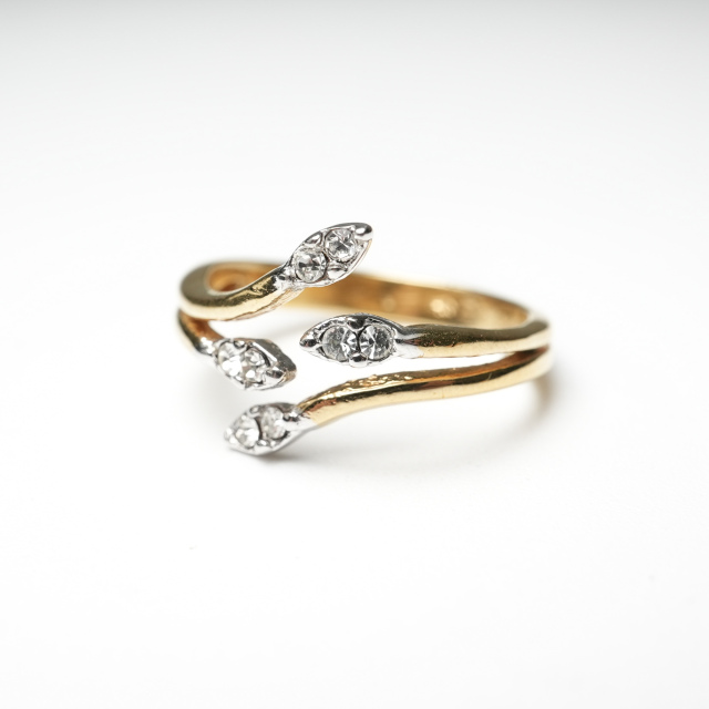 10日間限定！】 イギリス ビンテージ 9金 ダイヤモンド エメラルド