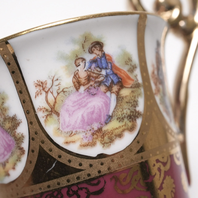 リモージュ　フランス　Elem Limoges 　競馬　陶板　額装　ヴィンテージ リモージュ フランス Elem Limoges 競馬 陶板 額装 ヴィンテージ