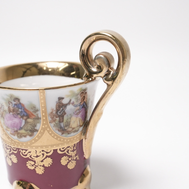 フランス ヴィンテージ リモージュ磁器 コレクションプレート 10枚セット フランス ビンテージ 陶磁器 Limoges リモージュ カップ&ソーサー