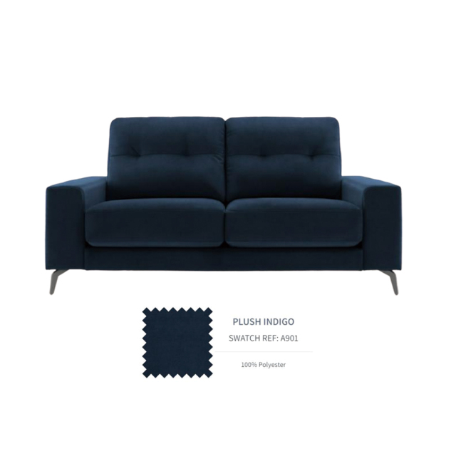	G-PLAN ジープラン CONNIE スモールソファ A901 PLUSH INDIGO SMALL SOFA イギリス 新品  ポリエステル  EC-GP2102