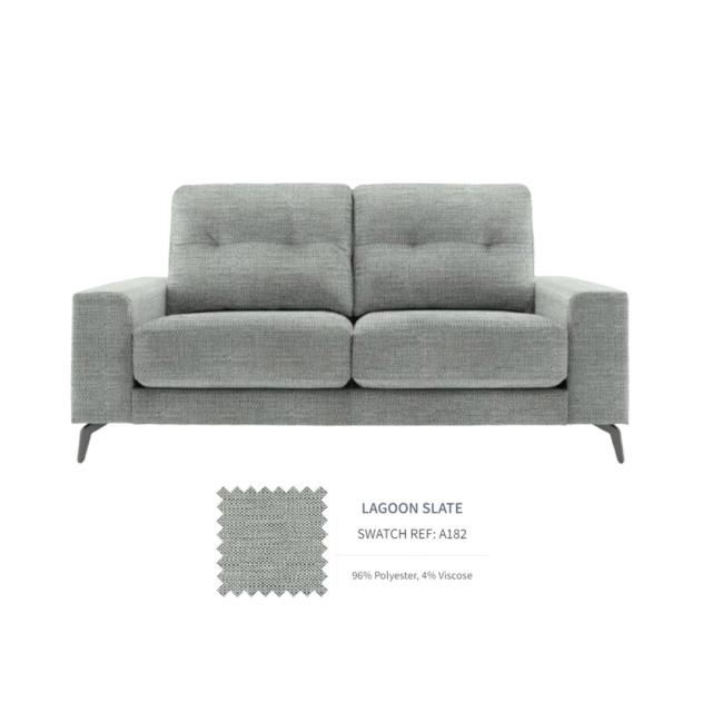 	G-PLAN ジープラン CONNIE スモールソファ A182 LAGOON SLATE SMALL SOFA イギリス 新品  ポリエステル94% ビスコース6%  EC-GP2103