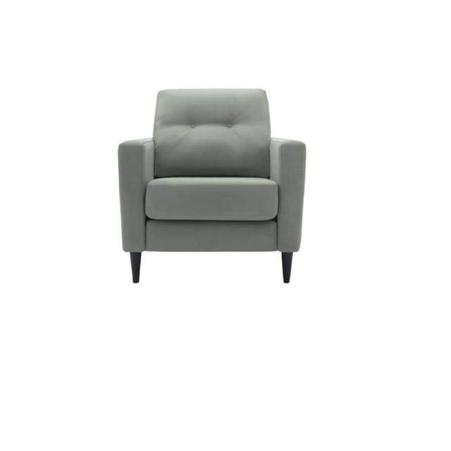 	G-PLAN ジープラン ELEANOR チェア A904 PLUSH SLATE CHAIR イギリス 新品  ポリエステル  EC-GP2109