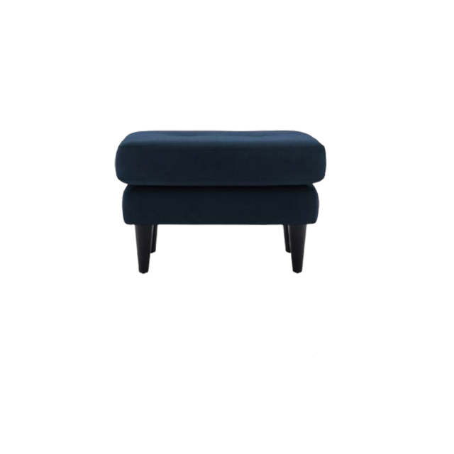 	G-PLAN ジープラン ELEANOR フットスツール A901 PLUSH INDIGO FOOTSTOOL イギリス 新品  ポリエステル  EC-GP2115