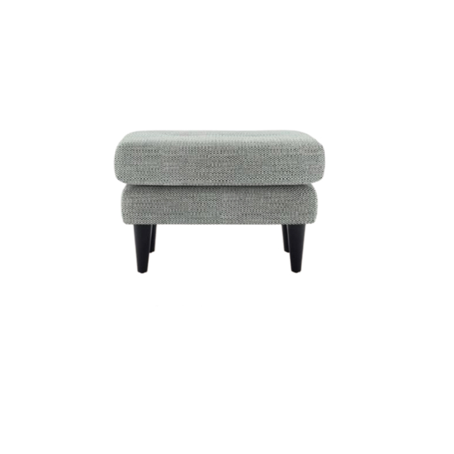 	G-PLAN ジープラン ELEANOR フットスツール A182 LAGOON SLATE FOOTSTOOL イギリス 新品  ポリエステル94% ビスコース6%  EC-GP2117