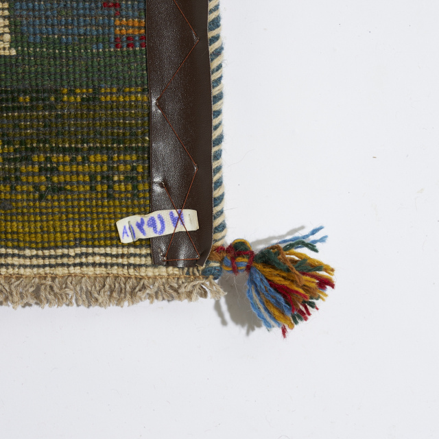 イラン 新品 ウール100% ギャッベ（座布団サイズ） ECCNG0052