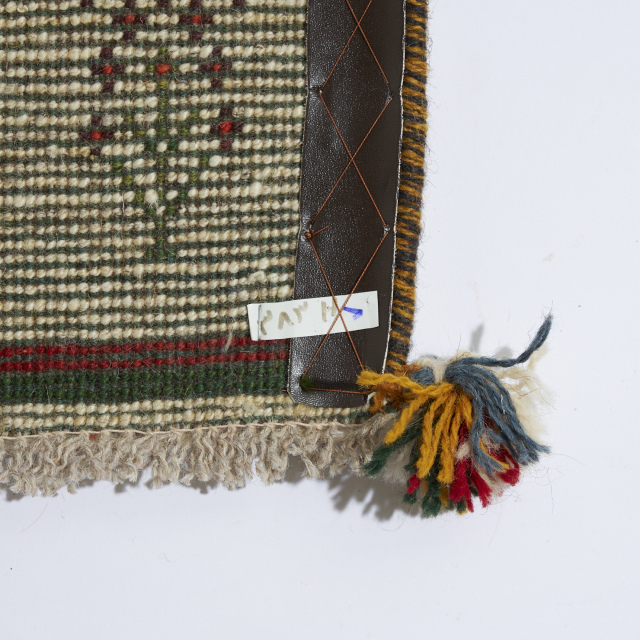 イラン 新品 ウール100% ギャッベ（座布団サイズ） ECCNG0065