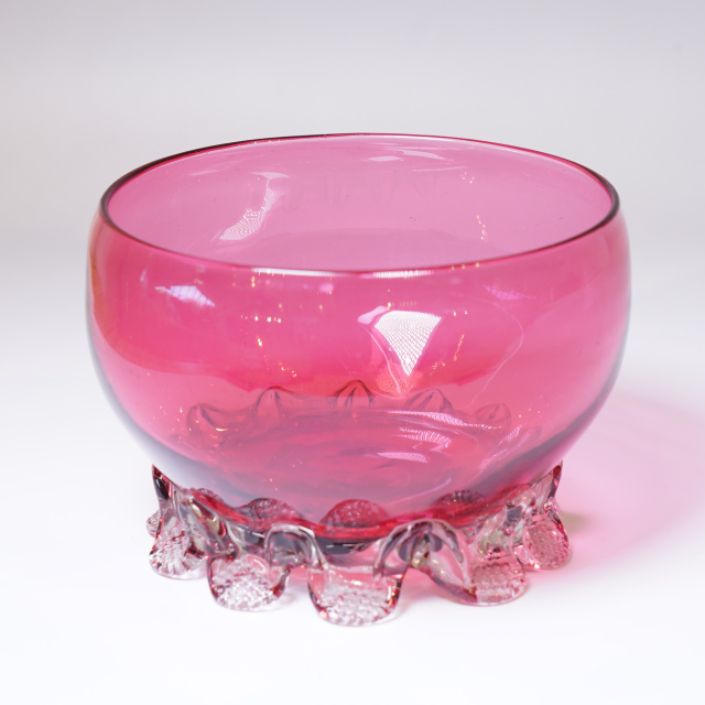 イギリスアンティーク 美しいクランベリーガラスのシュガーシフター カットガラス イギリスアンティーク 美しいクランベリーガラスのシュガー