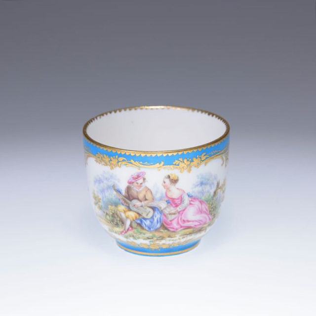 フランス 19世紀 磁器 Sevres セーヴル カップ&ソーサー ECJPAB0006