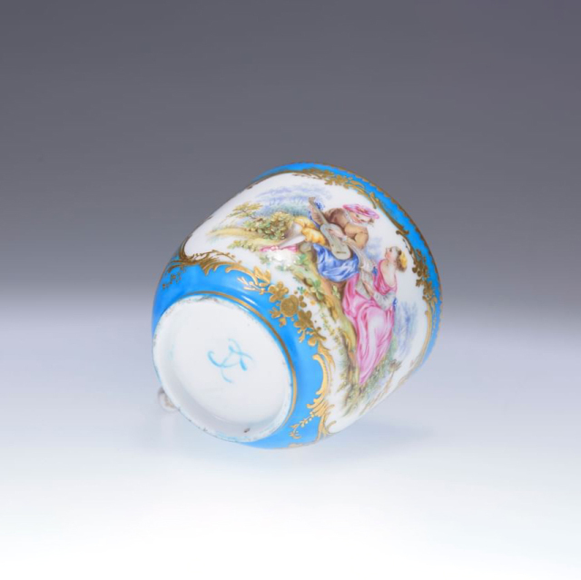 フランス 19世紀 磁器 Sevres セーヴル カップ&ソーサー ECJPAB0006