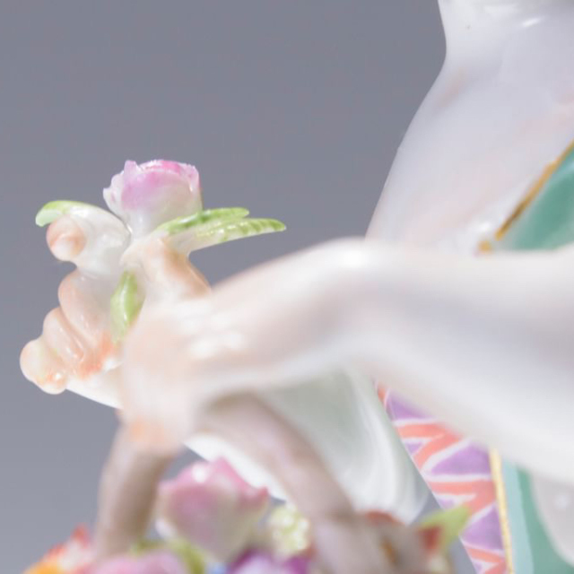 ドイツ 1950年代 磁器 MEISSEN マイセン ガーデナーの恋人（Lovers of the Gardener） ECJPAB0007