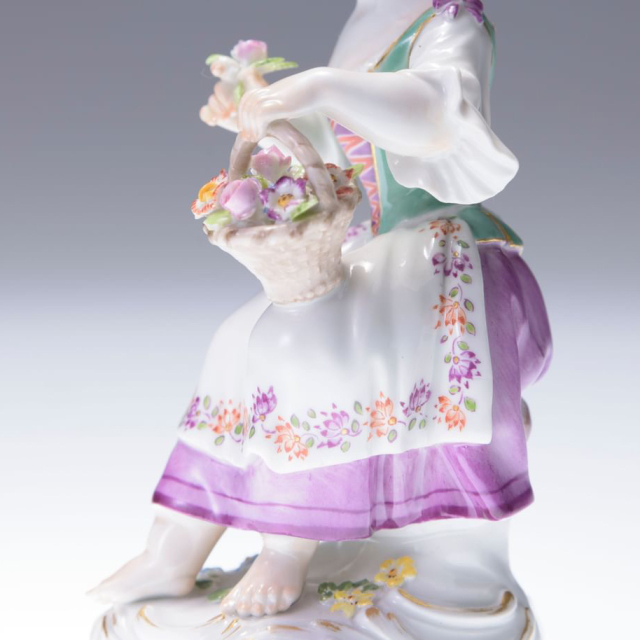 ドイツ 1950年代 磁器 MEISSEN マイセン ガーデナーの恋人（Lovers of the Gardener） ECJPAB0007