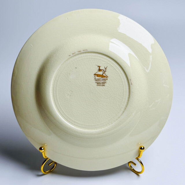 イギリス 1938年 磁器 Susie Cooper スージークーパー  デザートプレート ECJPGH0002