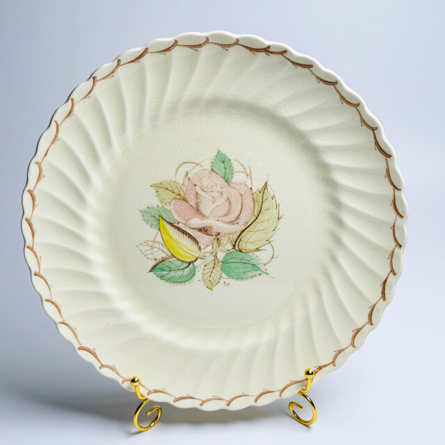 イギリス 1938年 陶器 Susie Cooper スージークーパー  ディナープレート ECJPGH0005