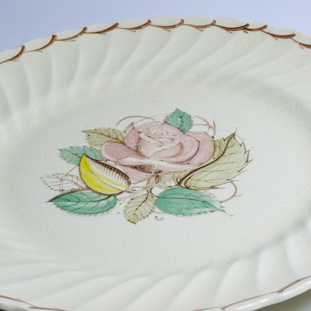 イギリス 1938年 陶器 Susie Cooper スージークーパー  ディナープレート ECJPGH0005