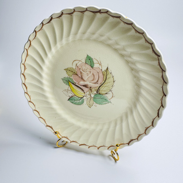 イギリス 1938年 陶器 Susie Cooper スージークーパー  ディナープレート ECJPGH0005