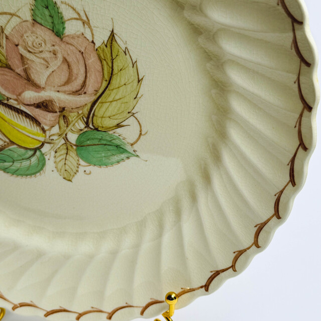 イギリス 1938年 陶器 Susie Cooper スージークーパー  ディナープレート ECJPGH0005