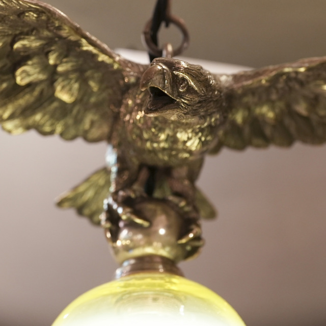 ヴァセリンガラス 真鍮(銀メッキ) ヴァセリンペンダント ECJPKK-0003