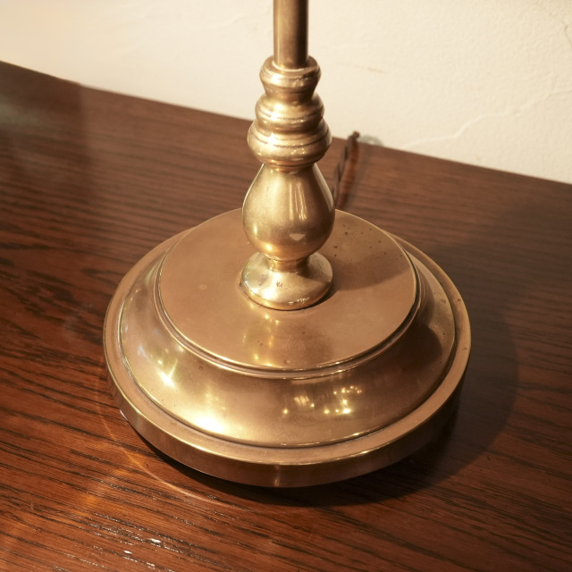 ヴァセリンガラス 真鍮 ヴァセリンテーブルランプ ECJPKK-0006