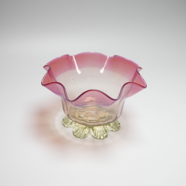 イギリス 1900年代 ヴァセリンガラス ヴァセリンシェード