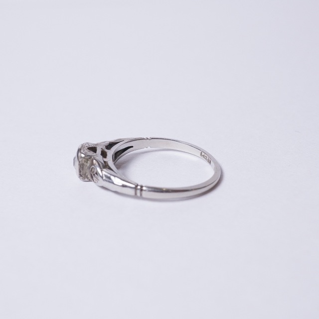 アンティークリング　オールドカットダイヤ　１９号　重ね付け アンティークリング オールドカットダイヤ 19号 重ね付け イギリス