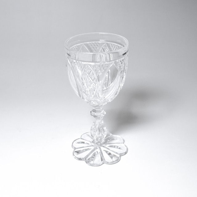 フランス 1900年代初頭 クリスタルガラス Baccarat バカラ  サービス""U""のデキャンタ? グラスセット ECJPOF0001