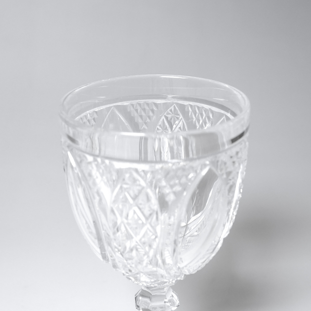 フランス 1900年代初頭 クリスタルガラス Baccarat バカラ  サービス""U""のデキャンタ? グラスセット ECJPOF0001