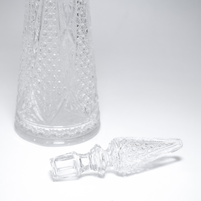 フランス 1970年代 クリスタルガラス Baccarat バカラ  ロシア皇帝のデキャンタ? ECJPOF0003